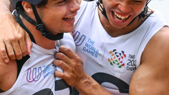 Loic Deschaux gagne les world Games 2025